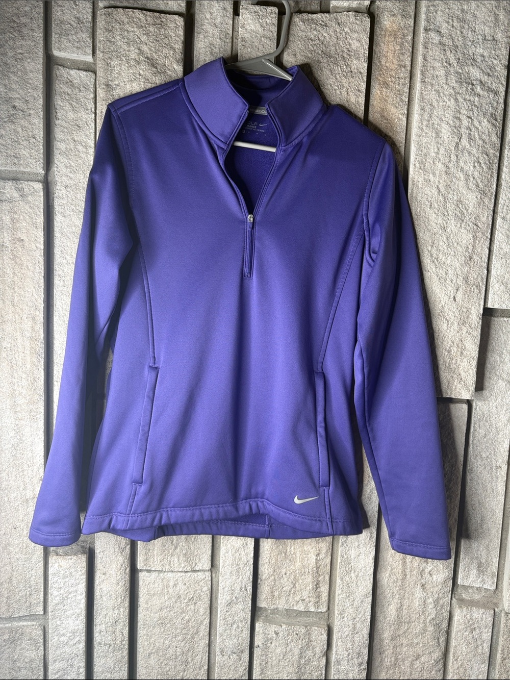 Nike Purple Half-Zip Athletic Pullover